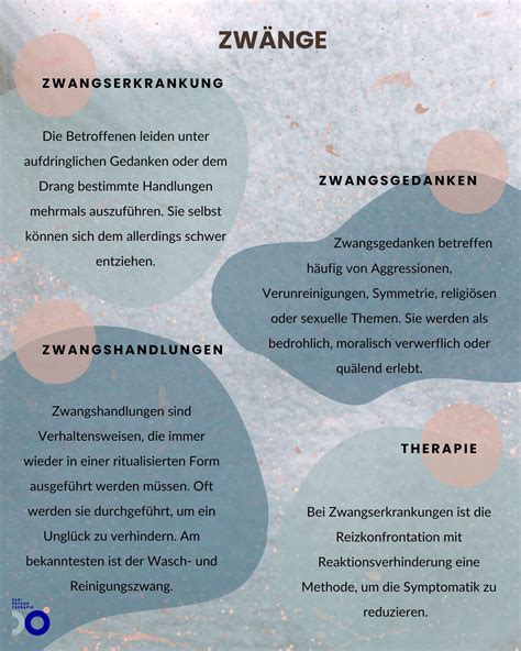 Zwänge .